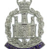 Gibraltar Police Enamelled Cap Badge - Queen's Crown