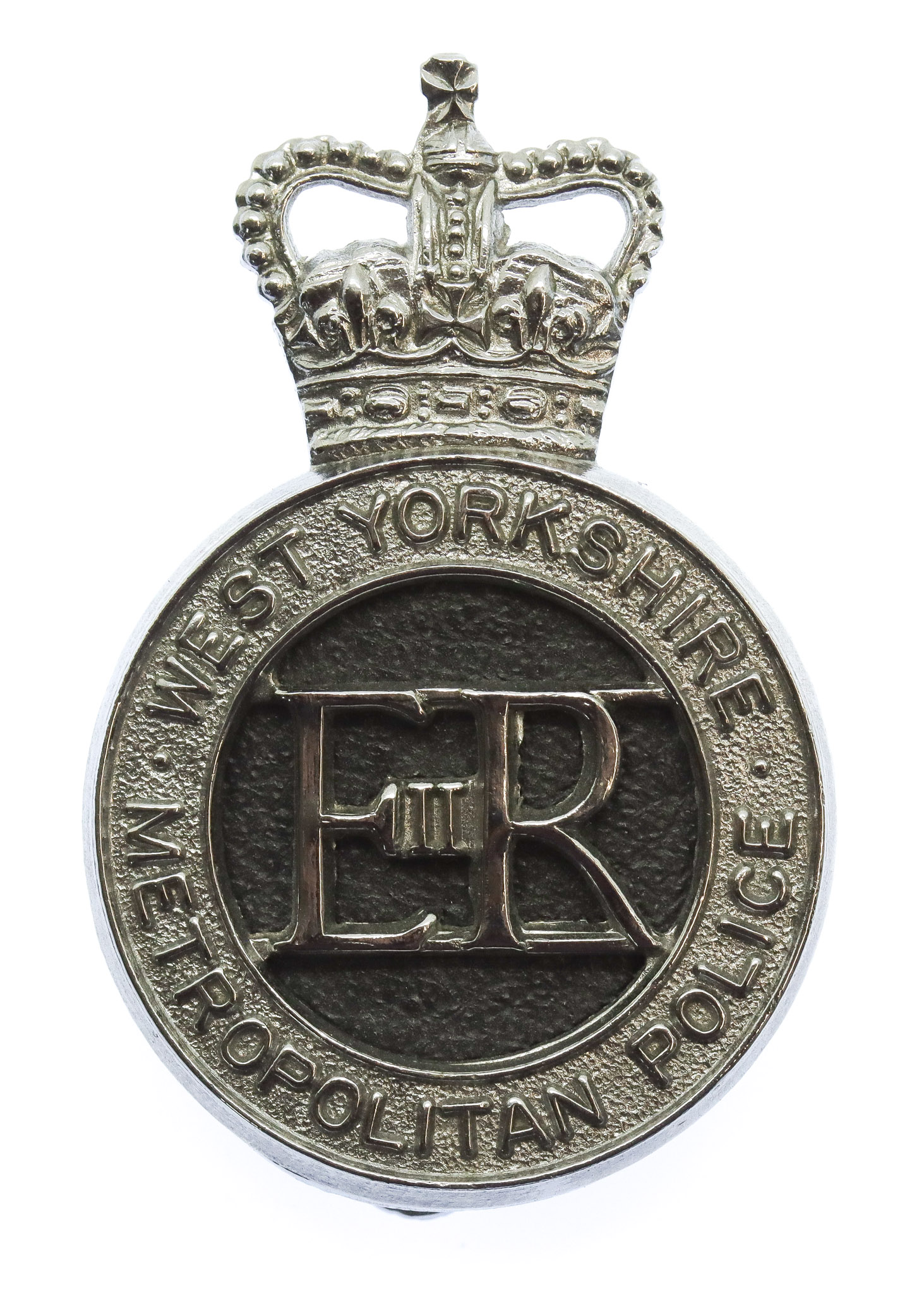 West Yorkshire Metropolitan Police Cap Badge - Queen's Crown