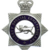Surrey Special Constabulary Senior Officer's Enamelled Cap Badge - Queen's Crown