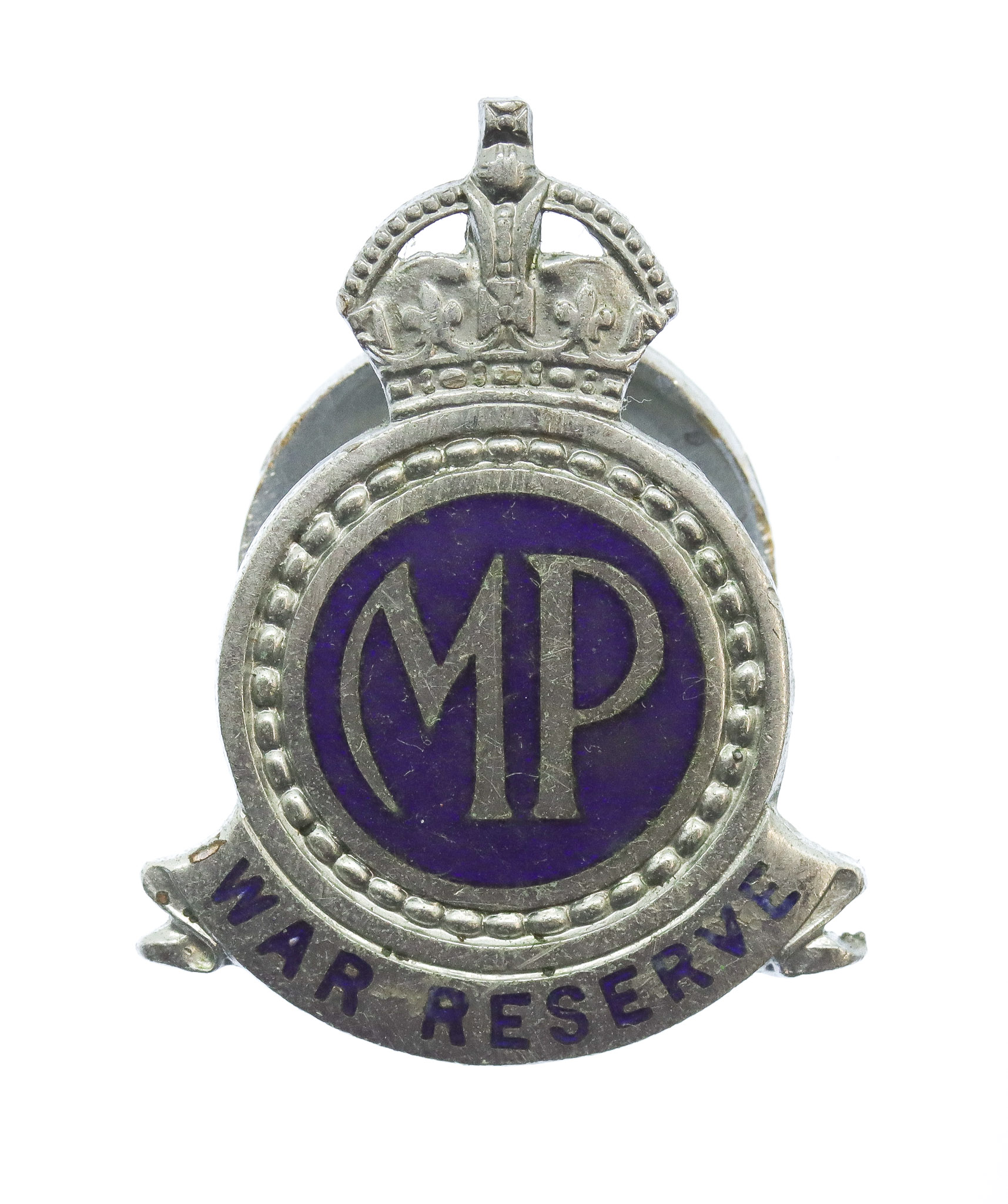 WW2 Metropolitan  Police War Reserve Enamelled Lapel Badge