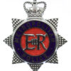 Metropolitan Police Senior Officer's Enamelled Cap Badge - Queen's Crown