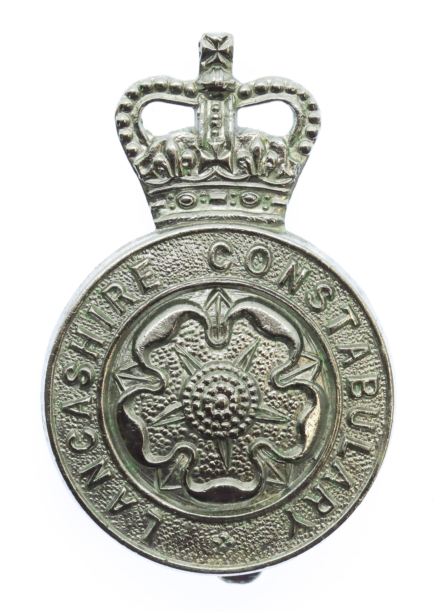 Lancashire Constabulary Cap Badge - Queen's Crown
