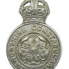Lancashire Constabulary Cap Badge - King's Crown