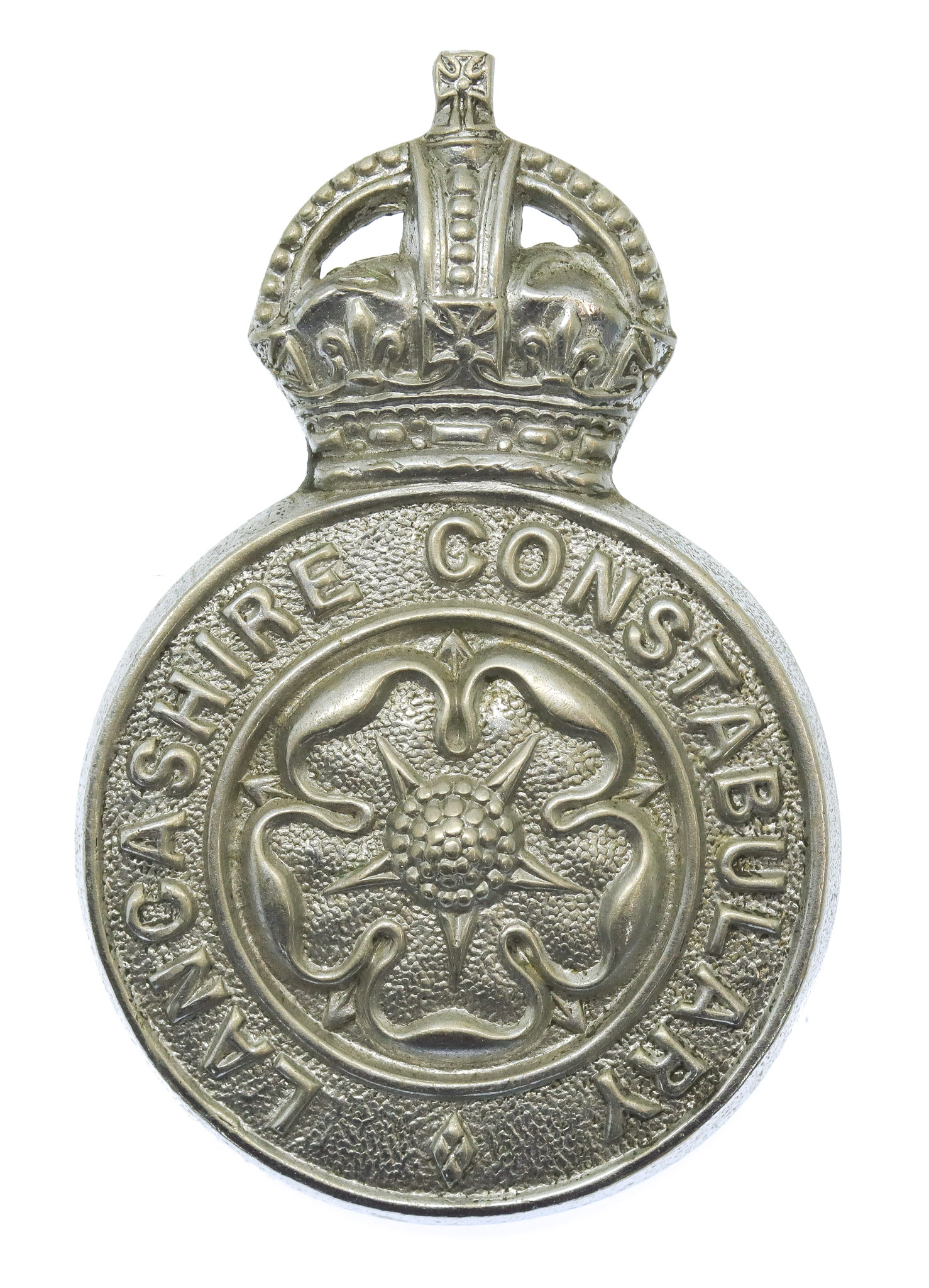 Lancashire Constabulary Cap Badge - King's Crown