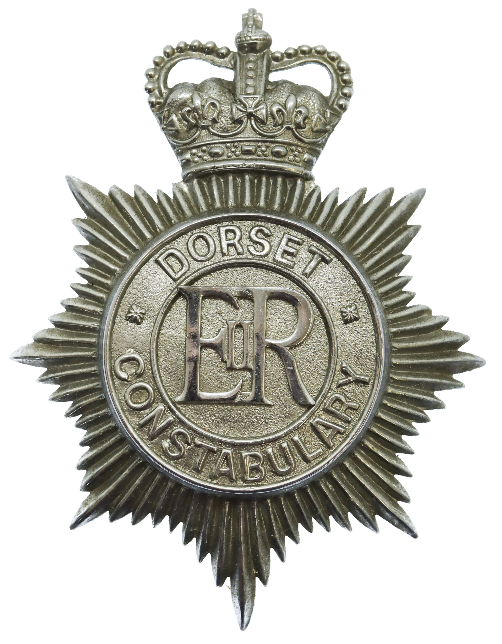 Dorset Constabulary Helmet Plate - Queen's Crown