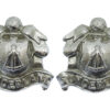 Pair of Sunderland Borough Police Chrome Collar Badges