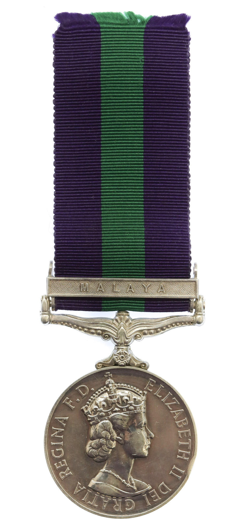 General Service Medal (Clasp - Malaya) - Gnr. M.A. Dowlman, Royal Artillery