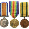 WW1 British War Medal, Victory Medal and Territorial Force War Medal Group of Three - Gnr. S.A. Canning, Royal Artillery