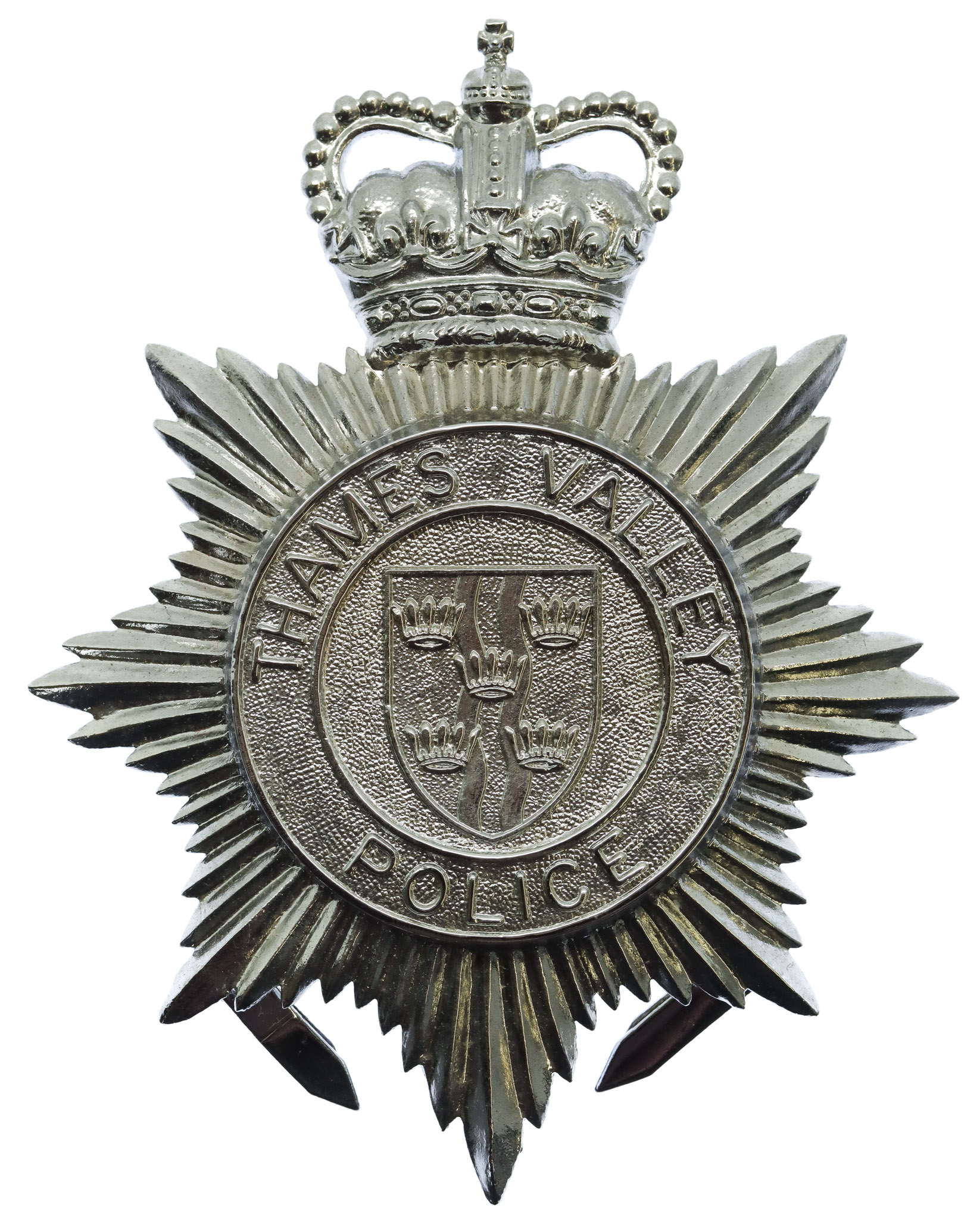 Thames Valley Police Helmet Plate - Queen's Crown