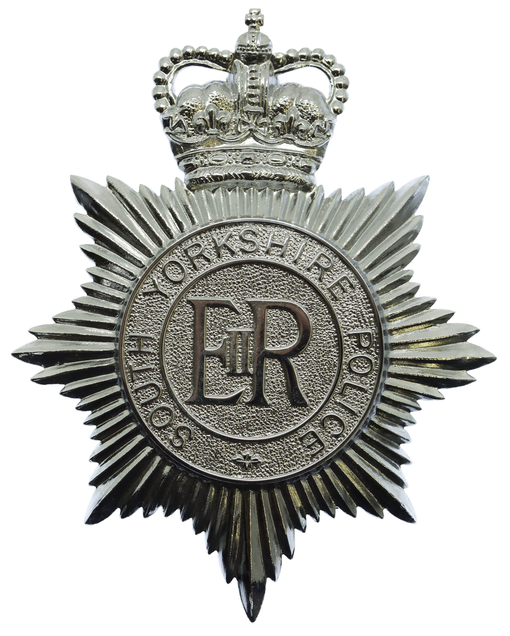 South Yorkshire Police Helmet Plate - Queen's Crown