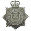 West Suffolk Constabulary Small Star Helmet Plate - Queen's Crown