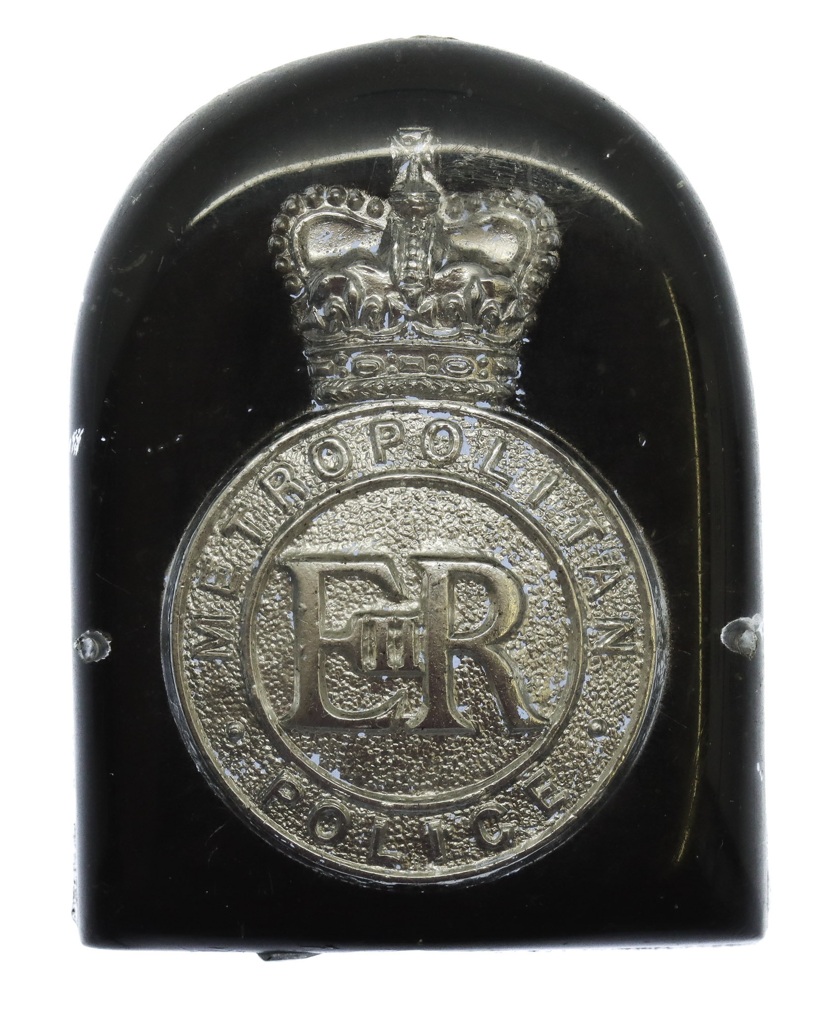 Metropolitan Police Motorcycle Helmet Badge - Queen's Crown