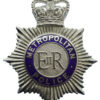 Metropolitan Police Enamelled Helmet Plate - Queen's Crown