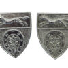 Pair of Leicestershire & Rutland Constabulary Collar Badges