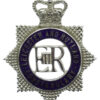 Leicester and Rutland Constabulary Senior Officer's Enamelled Cap Badge - Queen's Crown