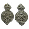 Pair of North Riding Constabulary Collar Badge - King's Crown