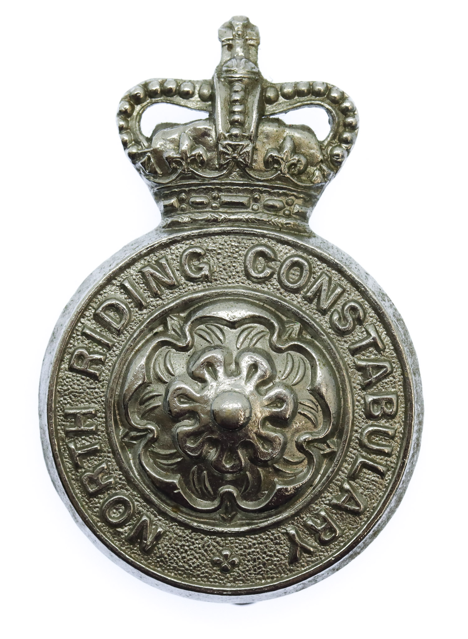 North Riding Constabulary Cap Badge - Queen's Crown