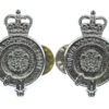 Pair of North Yorkshire Police Collar Badges - Queen's Crown