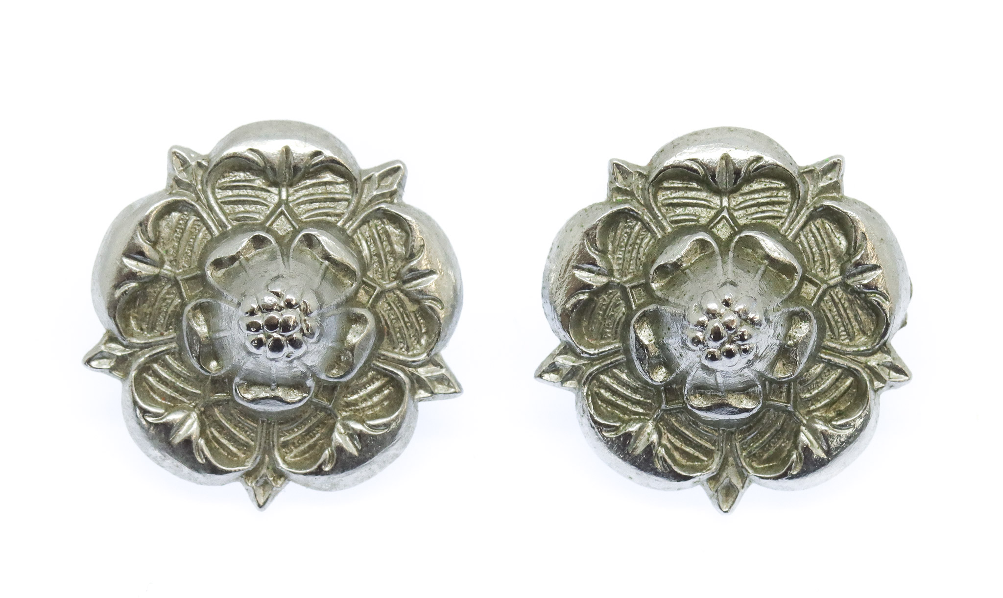 Pair of West Riding Constabulary Collar Badges