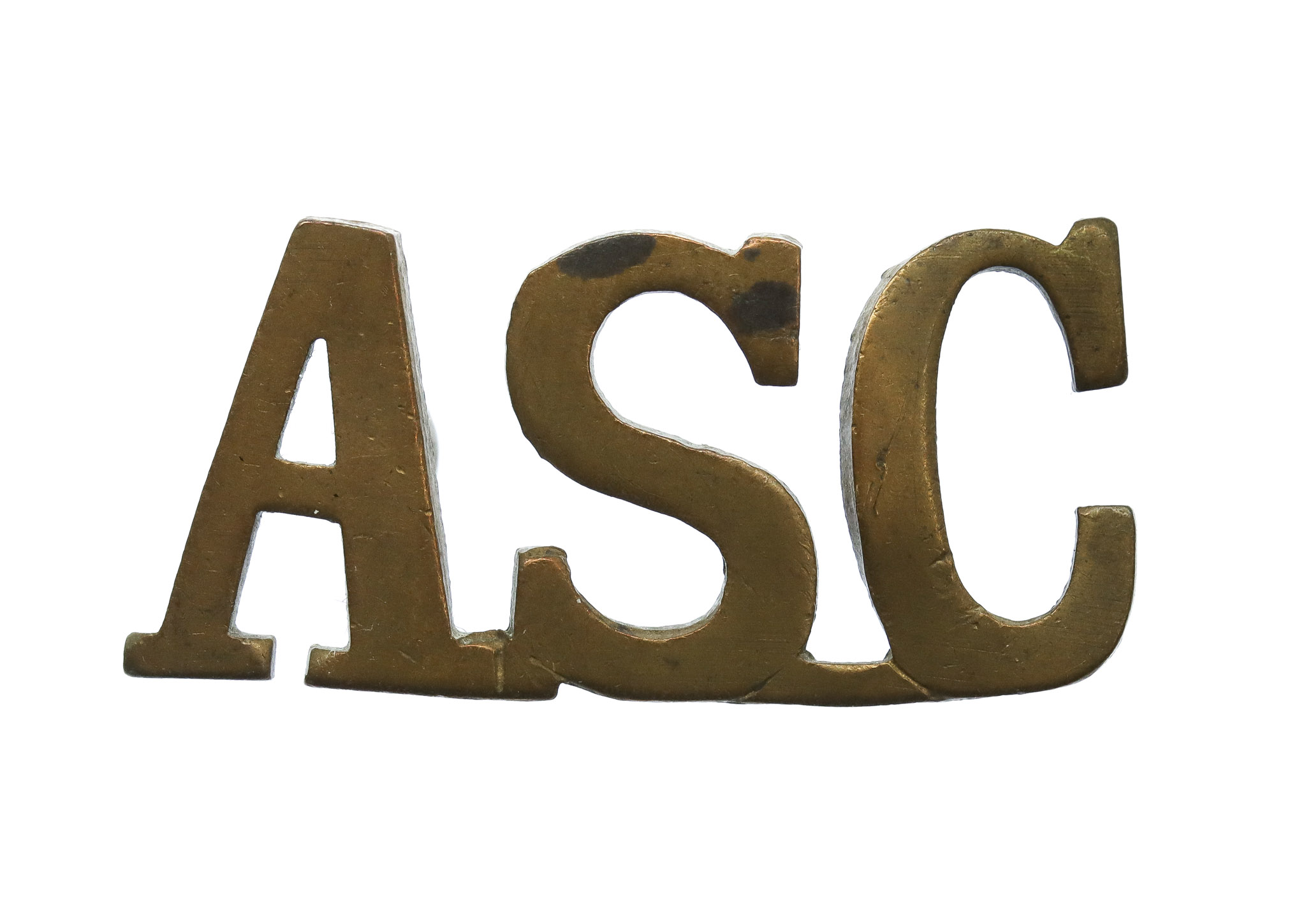 Army Service Corps (A.S.C.) Shoulder Title