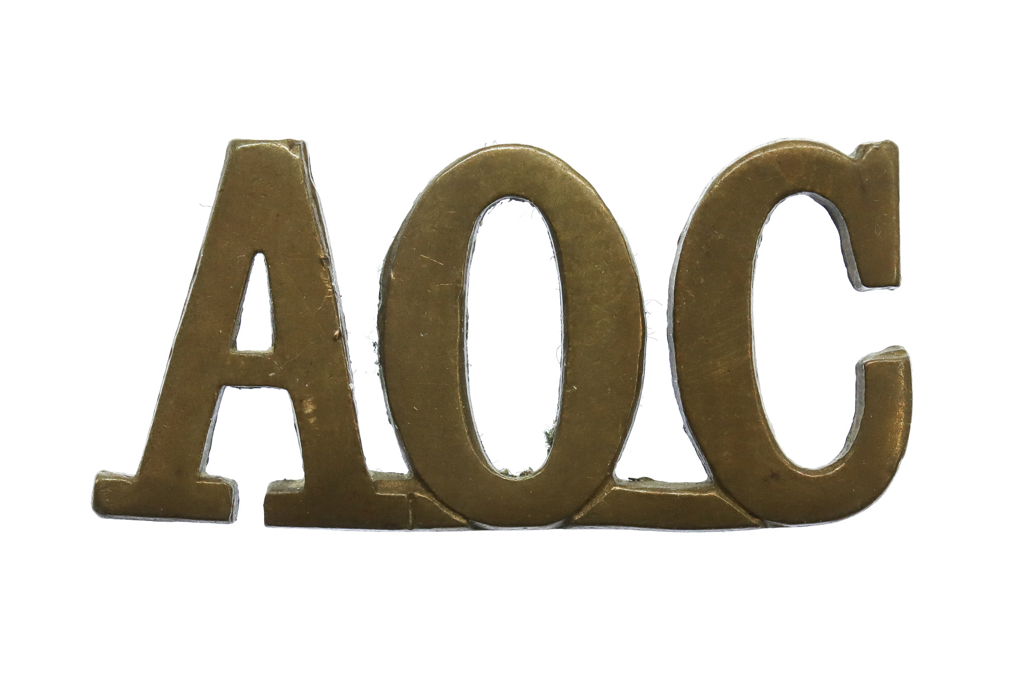 Army Ordnance Corps (A.O.C.) Shoulder Title