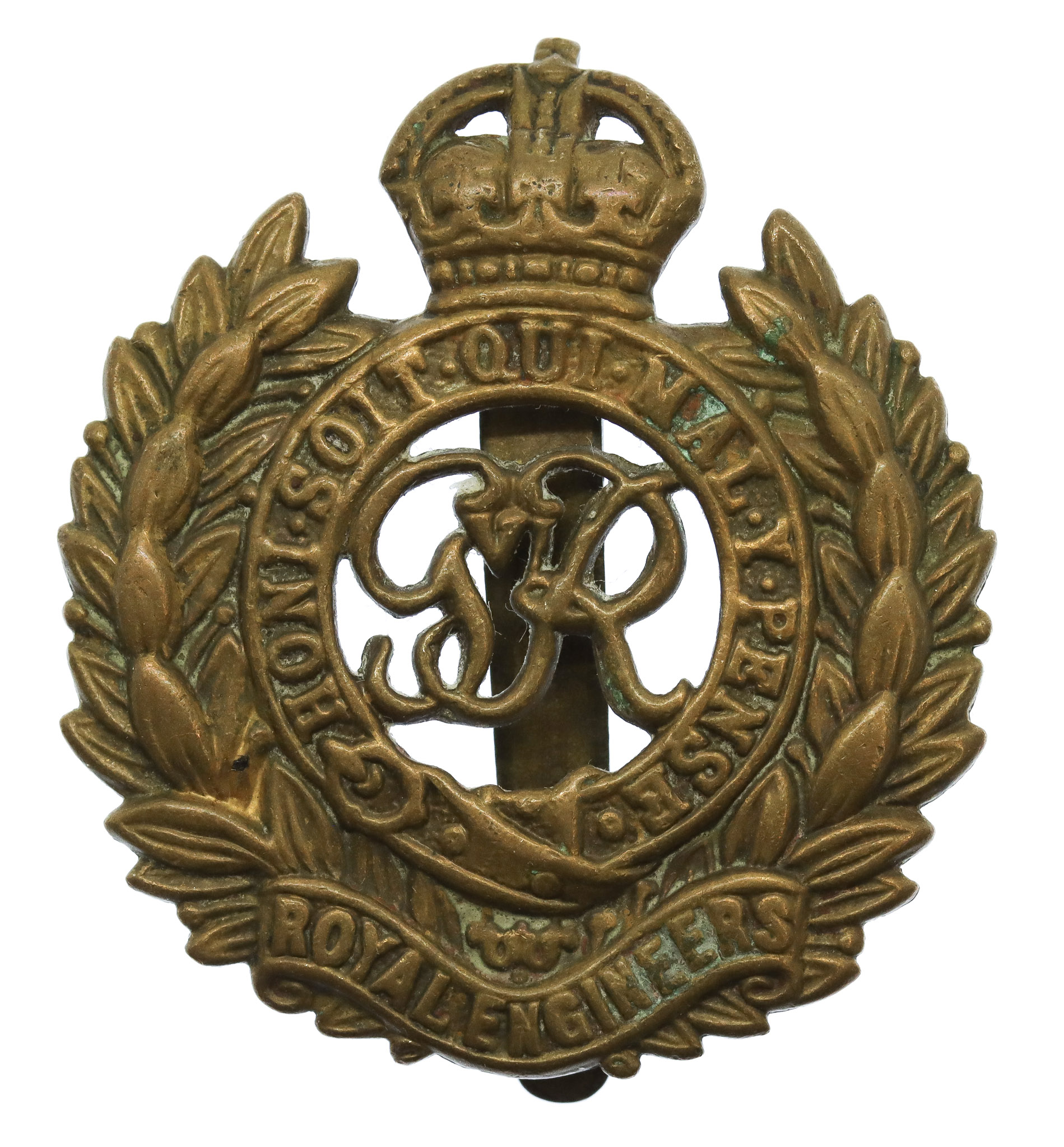 George VI Royal Engineers Cap Badge