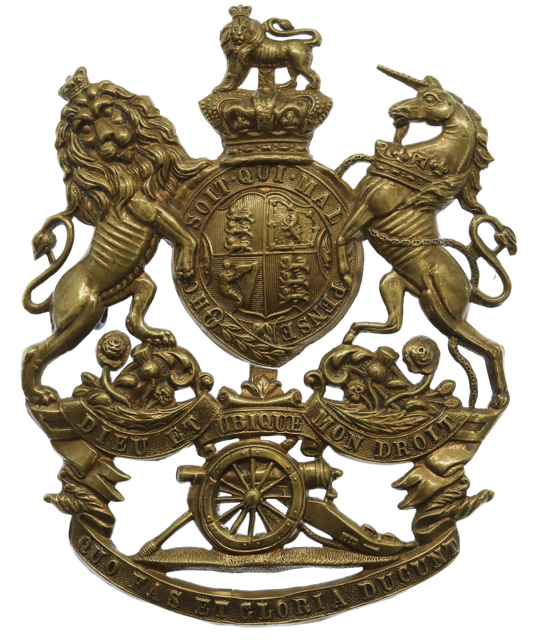 Victorian Royal Artillery Helmet Plate