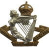 8th King's Royal Irish Hussars Cap Badge - King's Crown