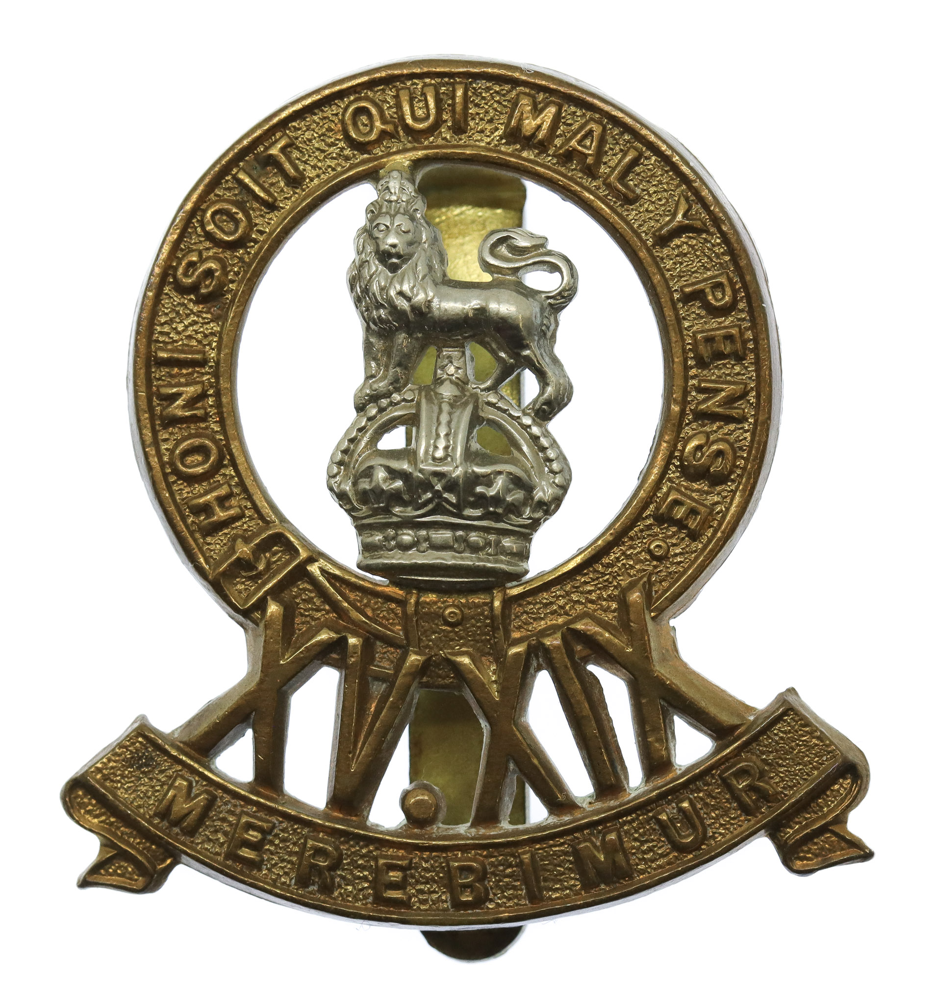 15th/19th King's Hussars Cap Badge - King's Crown