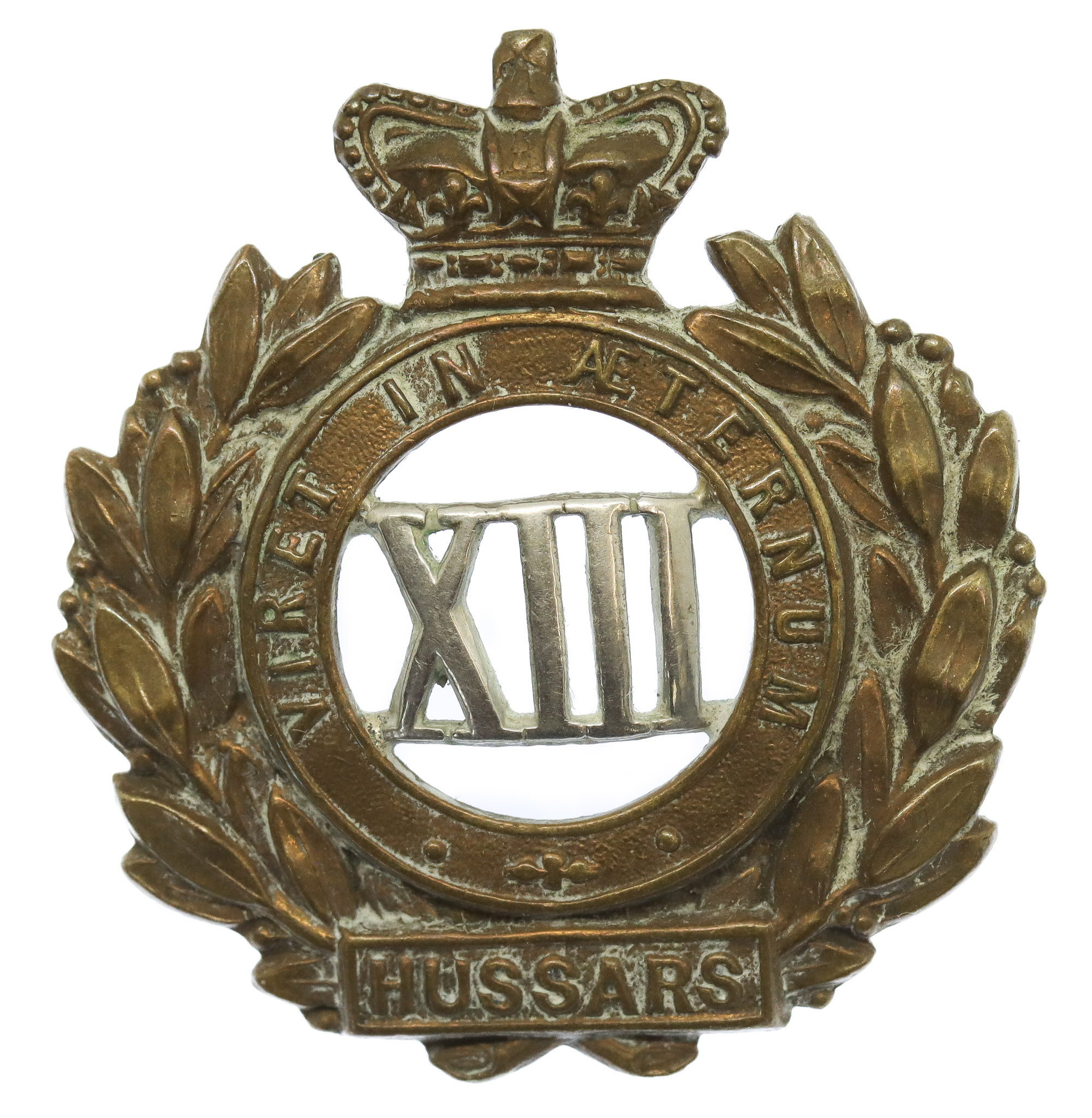 Victorian 13th Hussars Cap Badge
