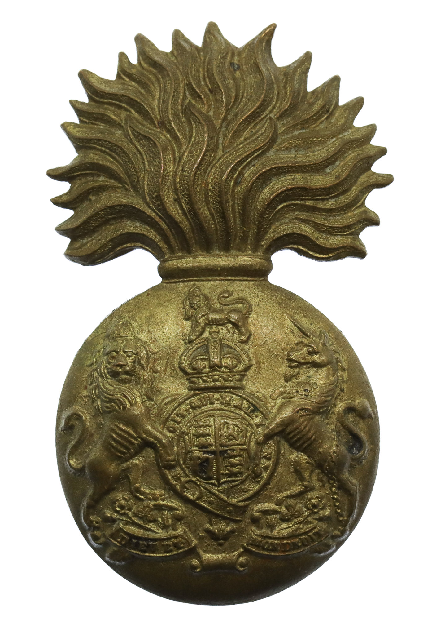 Royal Scots Fusiliers Cap Badge - King's Crown