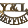 12th (Sheffield Pals) Bn. York & Lancaster Regiment (Y&L/SHEFFIELD) Shoulder Title