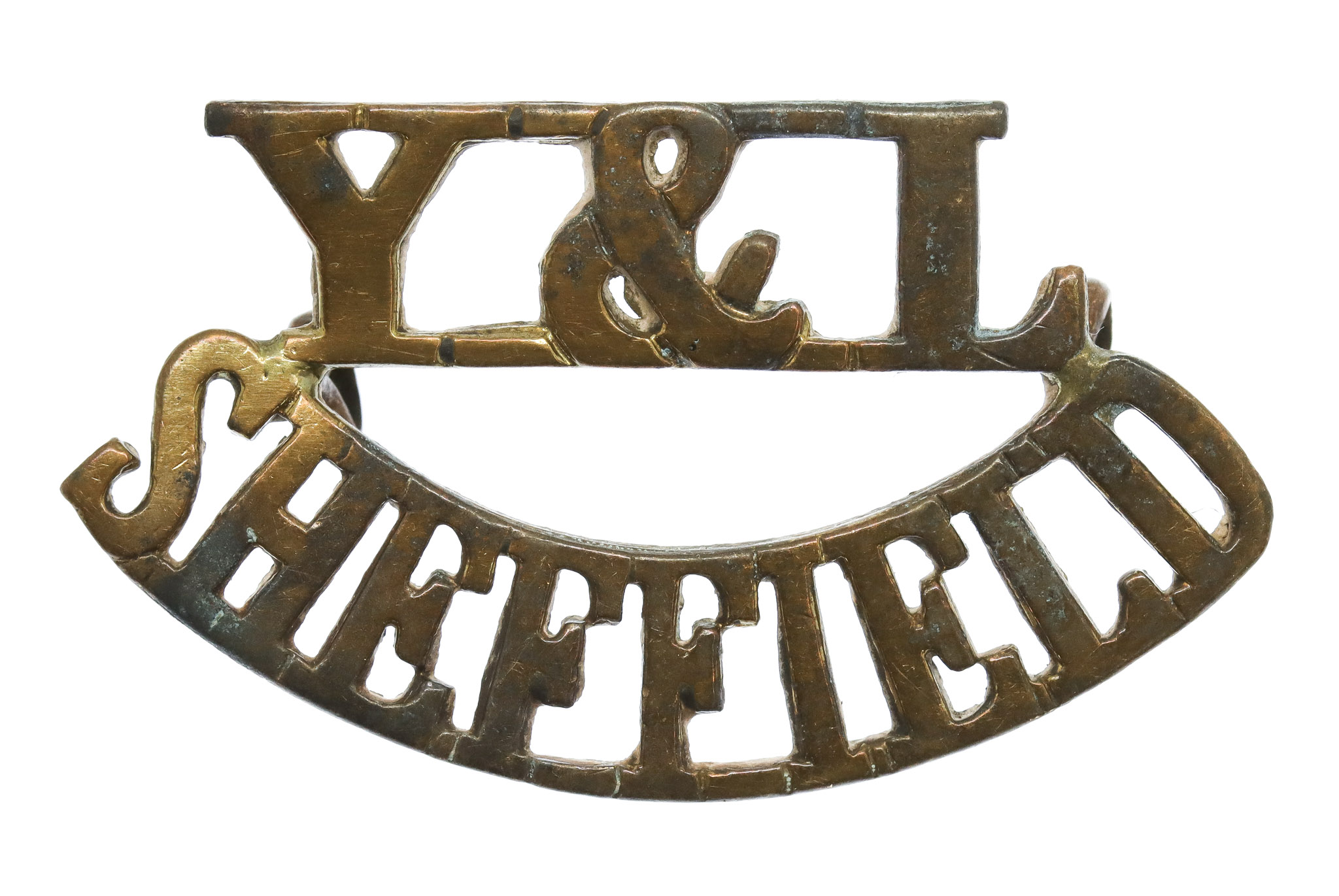 12th (Sheffield Pals) Bn. York & Lancaster Regiment (Y&L/SHEFFIELD) Shoulder Title