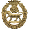 York & Lancaster Regiment Officer's Gilt Cap Badge