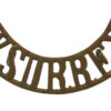 Victorian Queen's Royal West Surrey Regiment (W. Surrey) Shoulder Title
