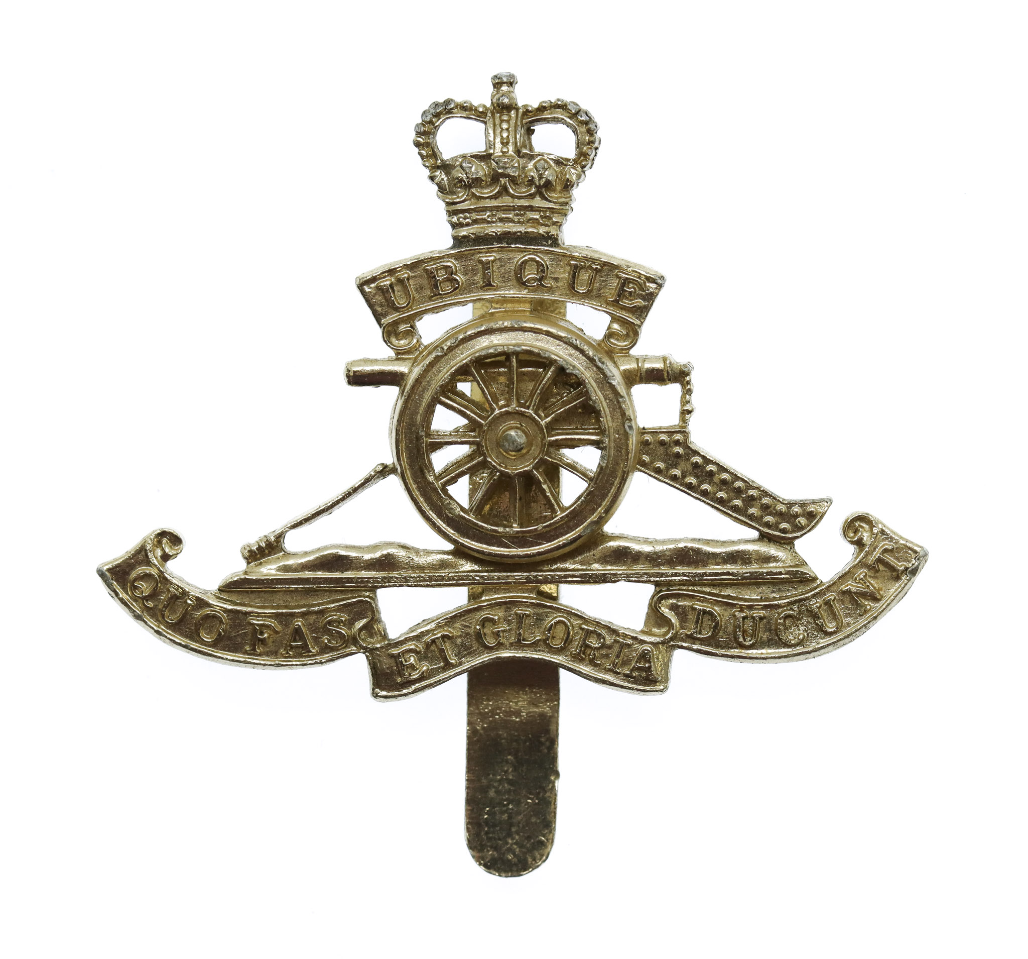 Royal Artillery Anodised (Staybrite) Beret Badge