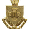 Australian Queensland University Regiment Hat Badge - Queen's Crown