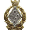 Women's Royal Australian Army Corps (W.R.A.A.C.) Anodised (Staybrite) Hat Badge - Queen's Crown