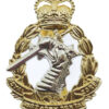 Royal Australian Army Dental Corps Anodised (Staybrite) Hat Badge - Queen's Crown