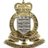 Royal Australian Army Ordnance Corps Anodised (Staybrite) Hat Badge - Queen's Crown