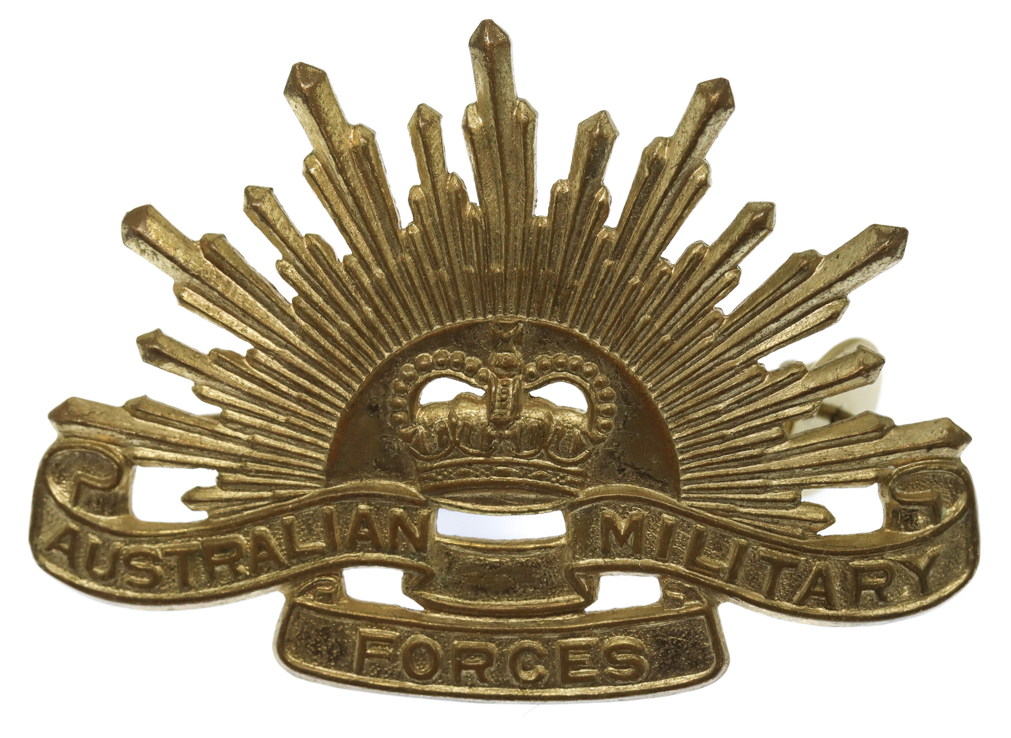 Australian Military Forces Hat Badge - Queen's Crown