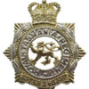 Australian Royal Tasmanian Regiment Anodised (Staybrite) Hat Badge - Queen's Crown