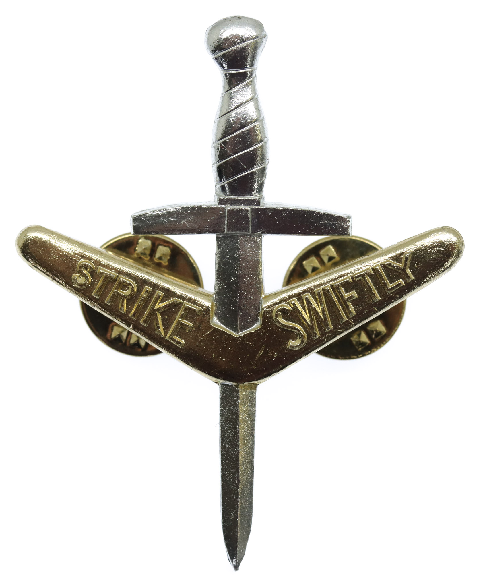Australian 1st Commando Regiment Anodised (Staybrite) Hat Badge 
