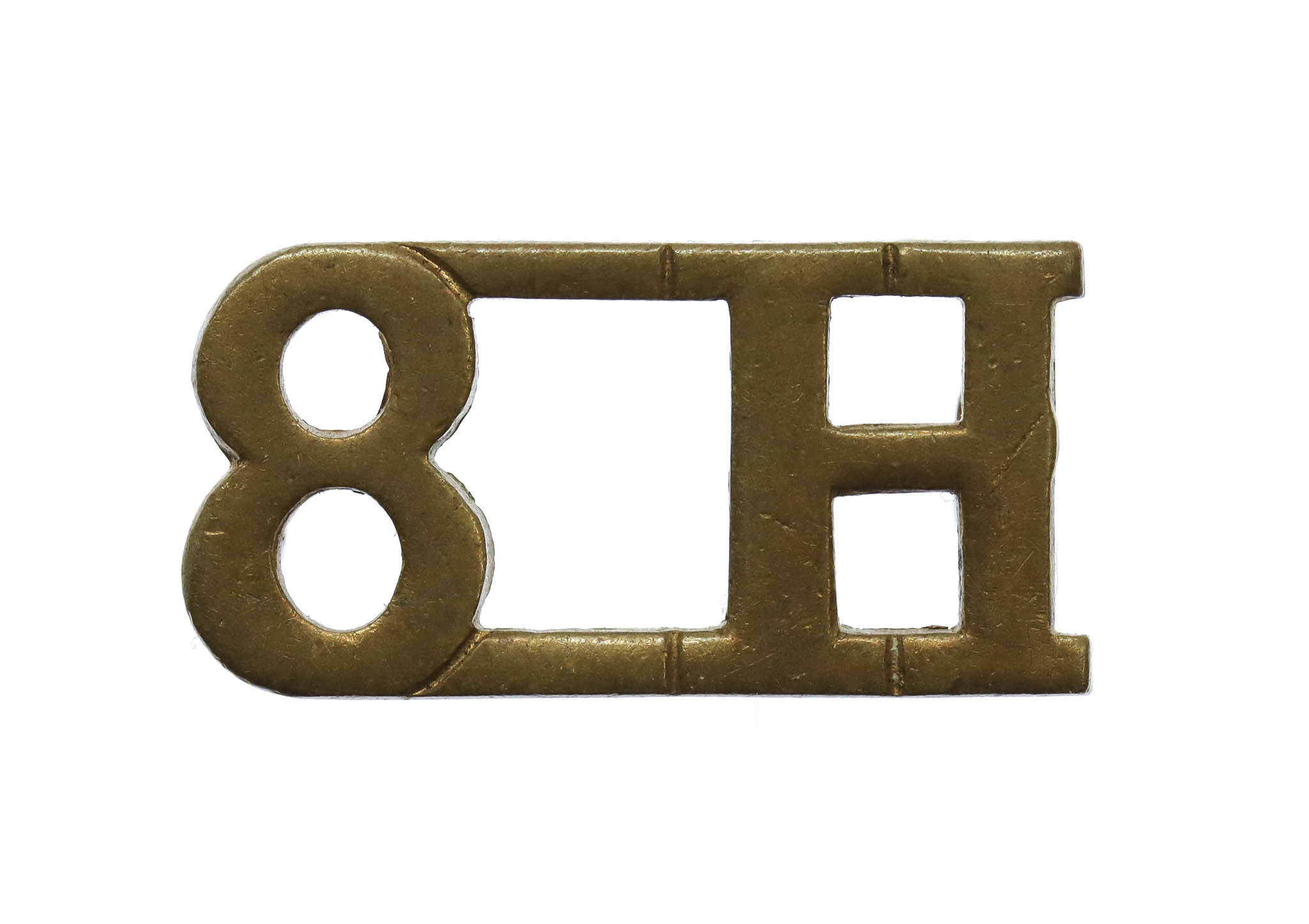 8th King's Royal Irish Hussars (8H) Shoulder Title