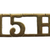 15th Hussars (15H) Shoulder Title