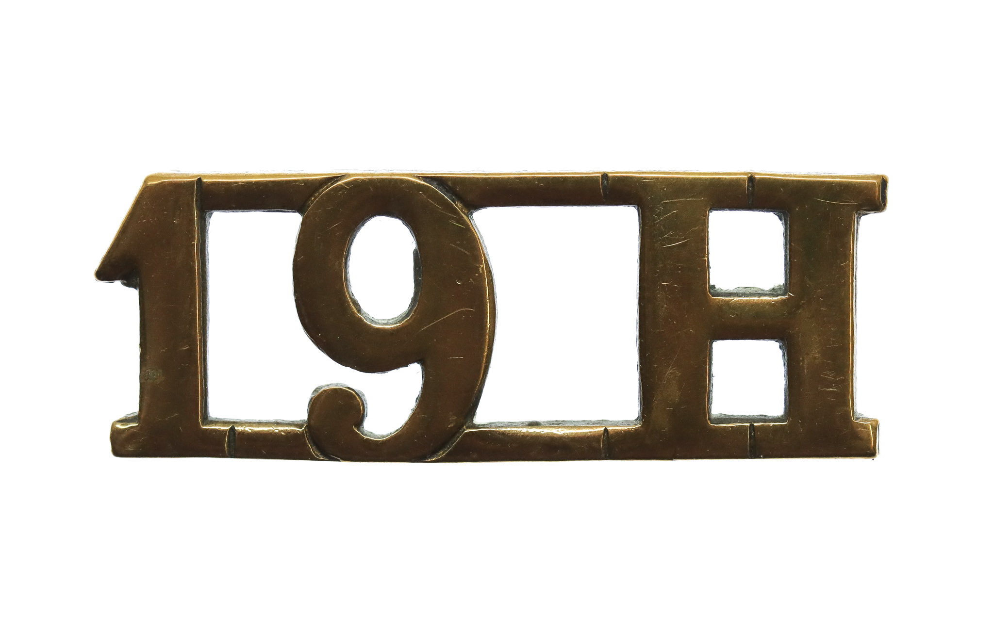 19th Hussars (19H) Shoulder Title