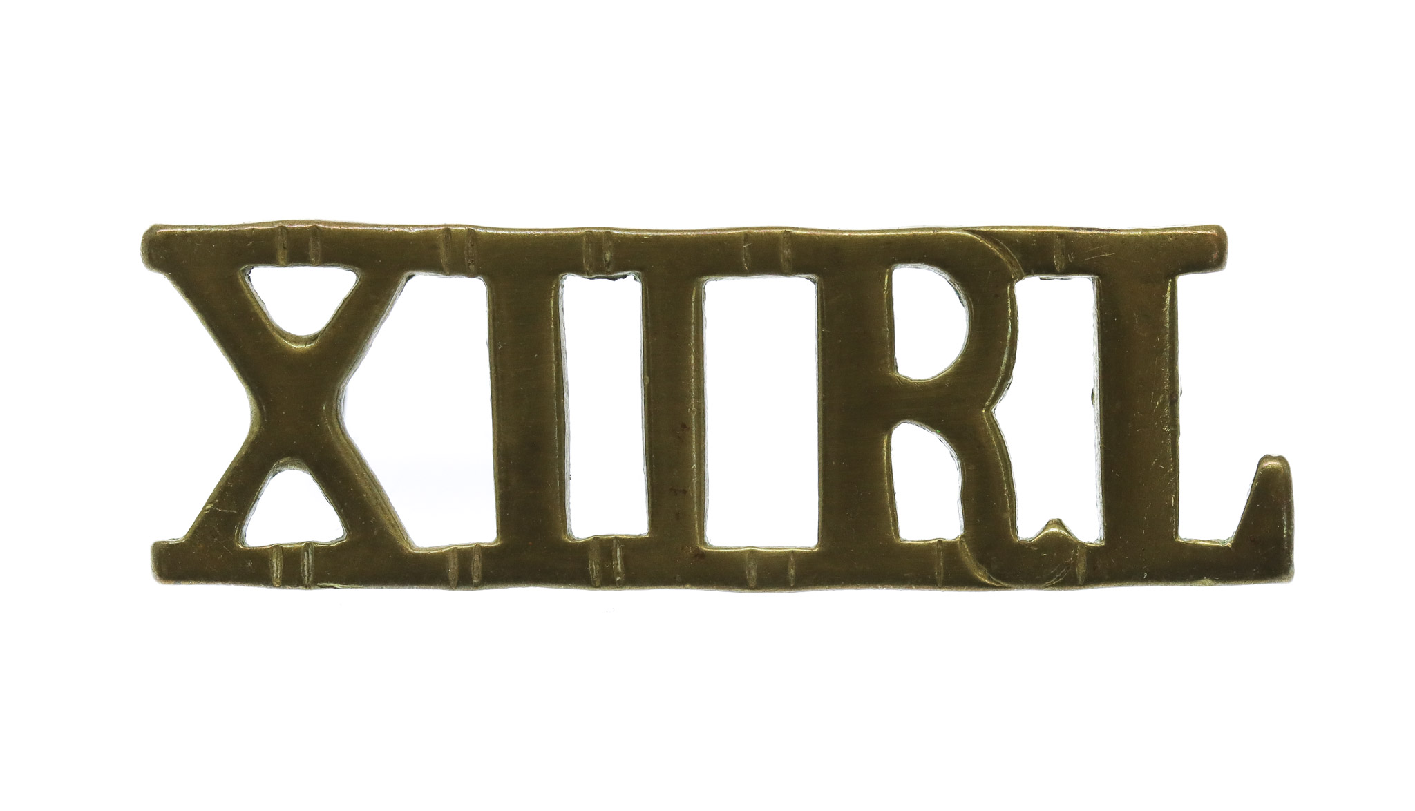 12th Royal Lancers (XIIRL) Shoulder Title