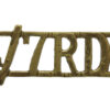 4th/7th Dragoon Guards (4/7/RDG) Shoulder Title