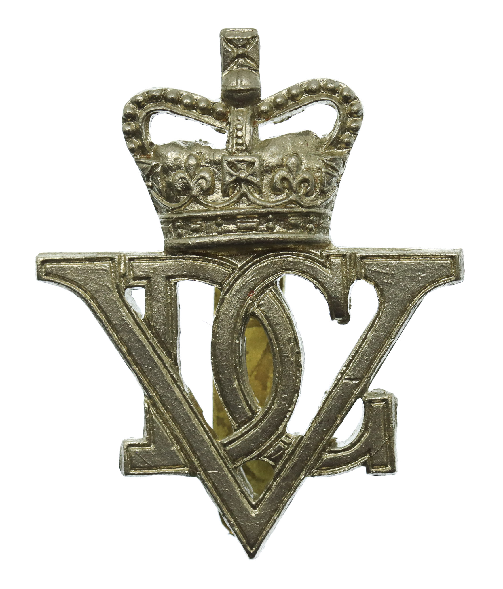 5th (Royal Inniskilling) Dragoon Guards Cap Badge - Queen's Crown