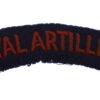 Royal Artillery (ROYAL ARTILLERY) Cloth Shoulder Title